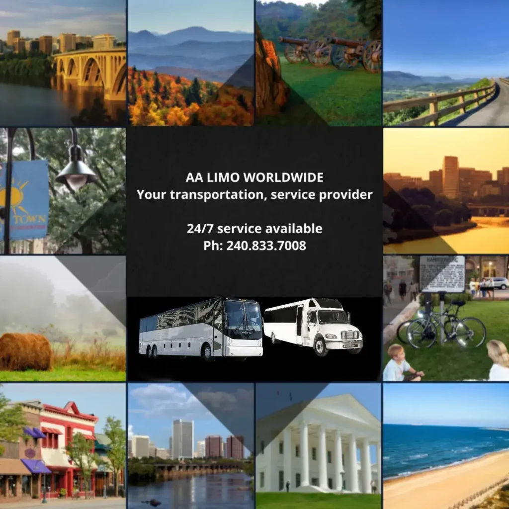 Virginia Charter Buses and visit Places